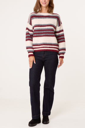 Round Neck Stripe Jumper