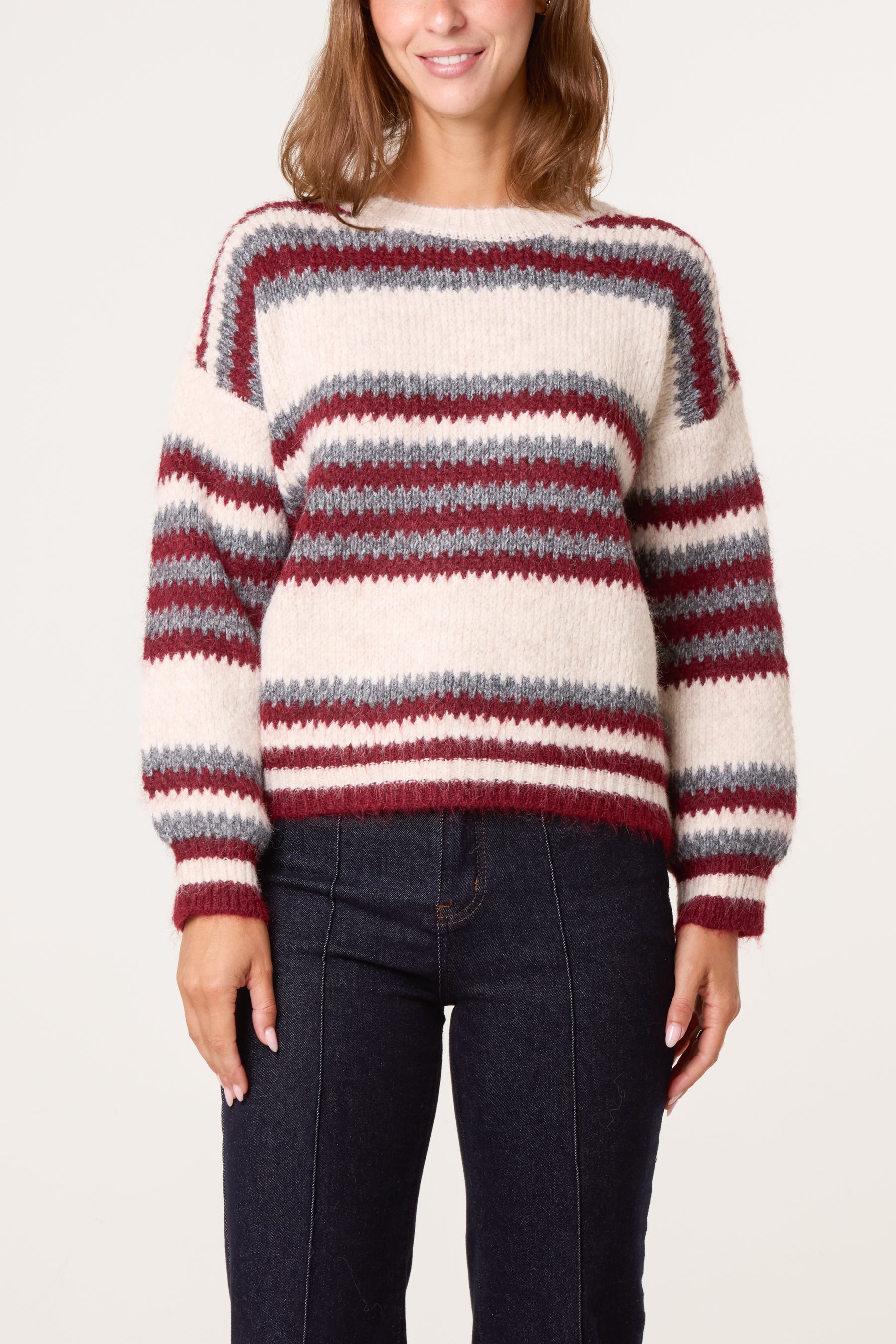 Round Neck Stripe Jumper