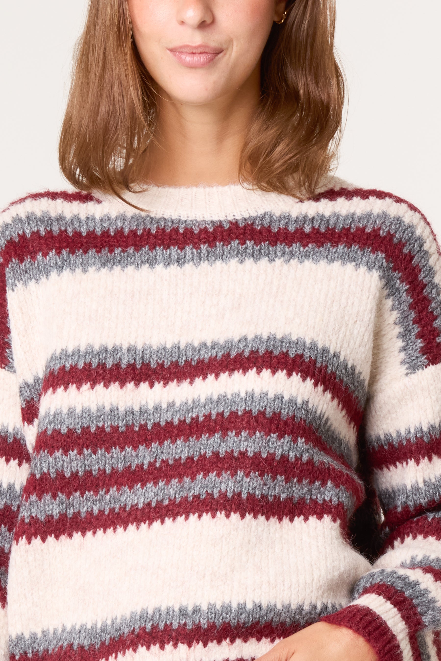 Round Neck Stripe Jumper