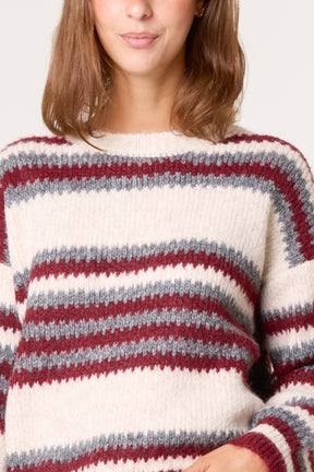 Round Neck Stripe Jumper