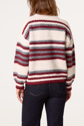 Round Neck Stripe Jumper