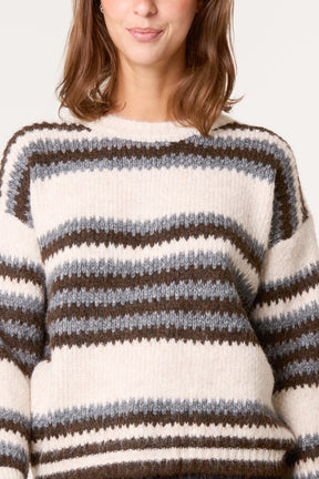 Round Neck Stripe Jumper