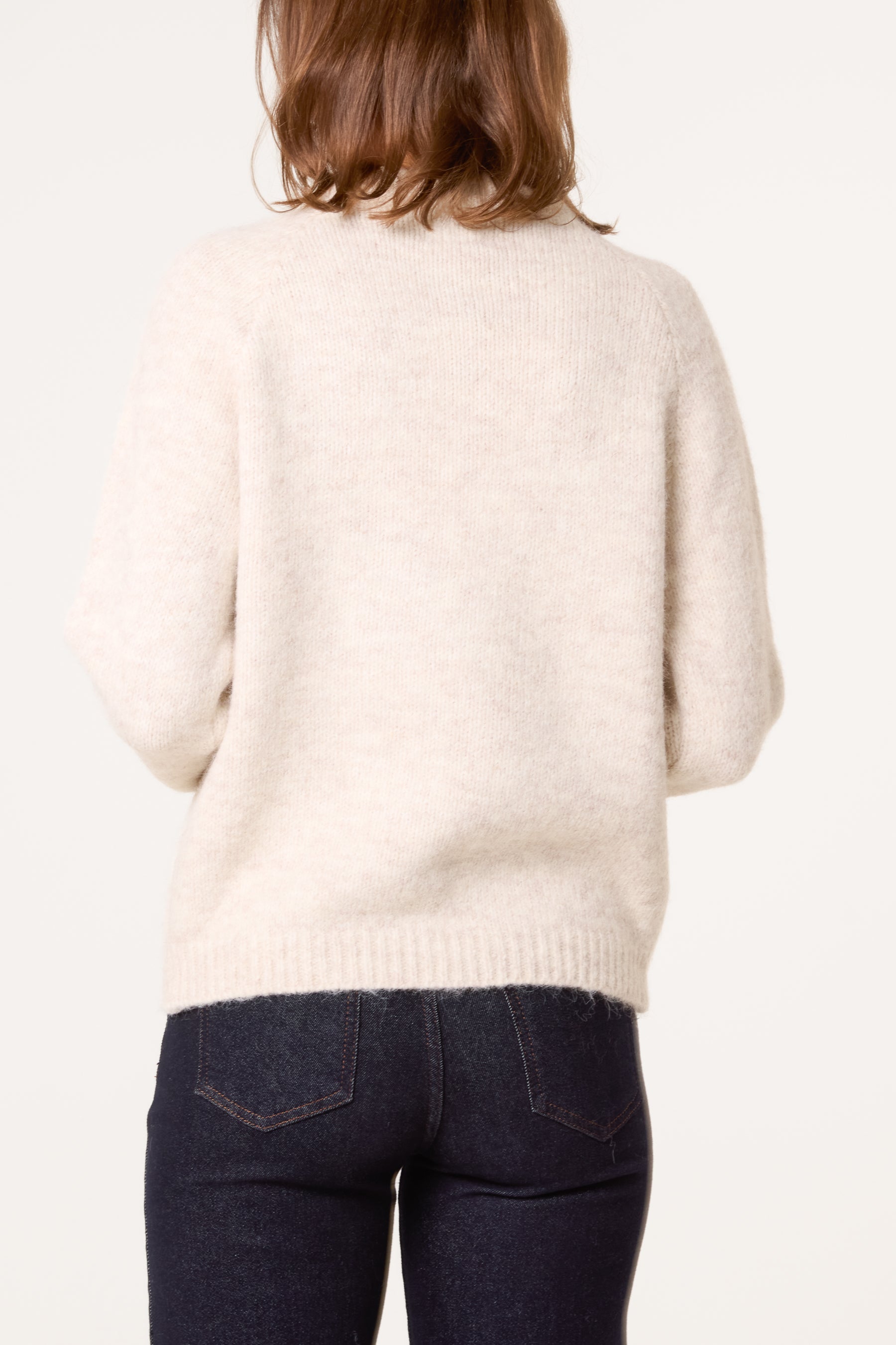 Statement Gold Button Knit Cardigan