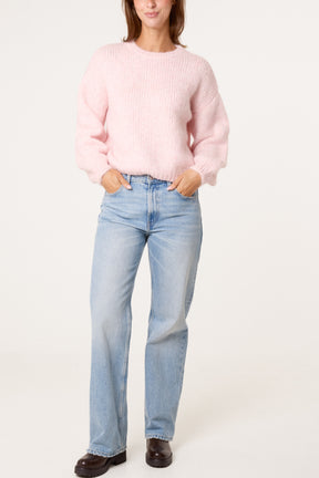 Sequins Detail Soft Knit Jumper