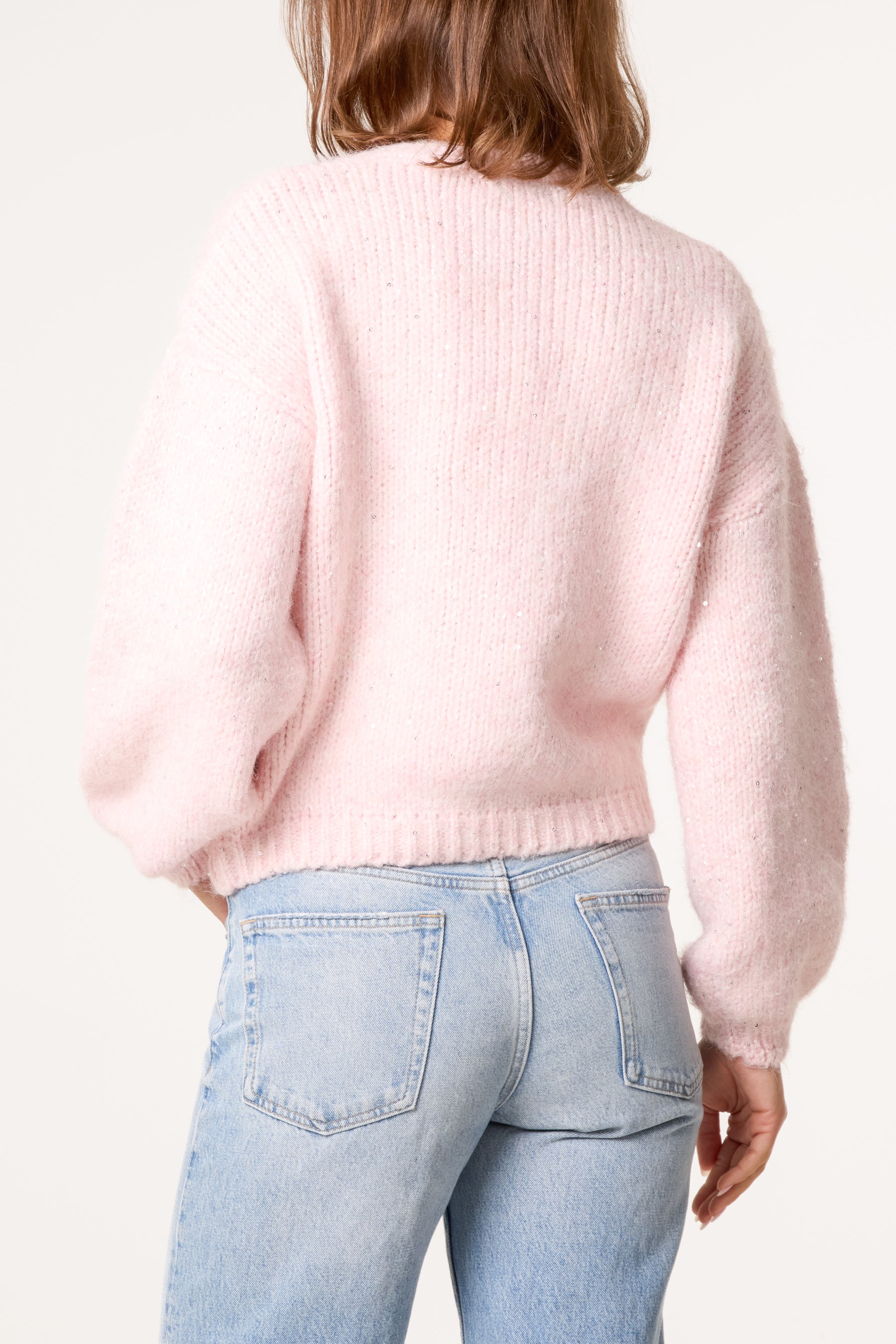Sequins Detail Soft Knit Jumper