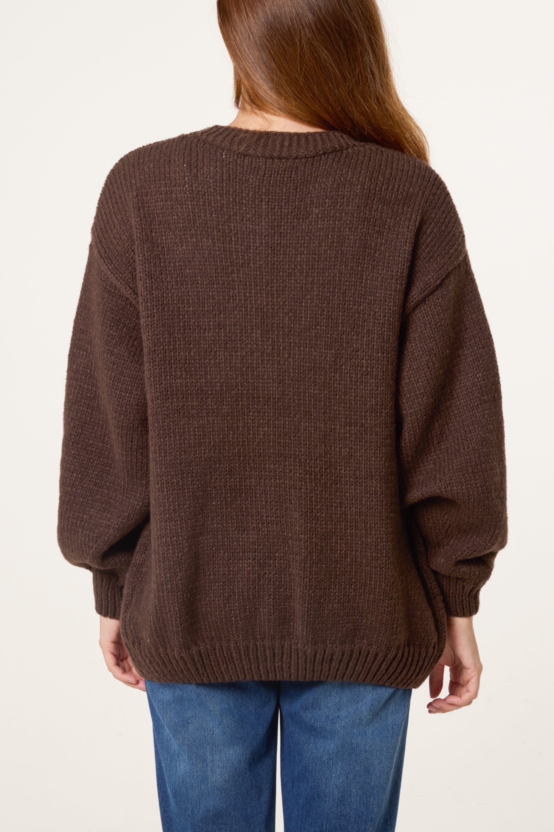 Mushroom Knit Cardigan