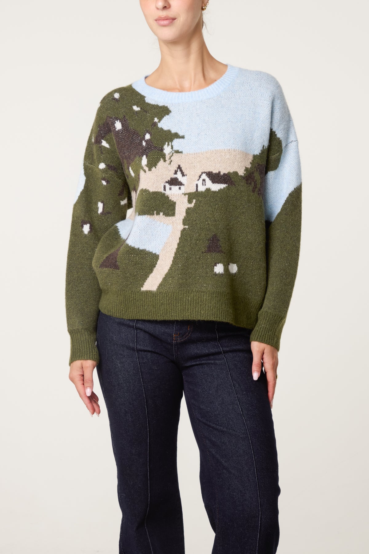 Scenic Landscape Knit Jumper