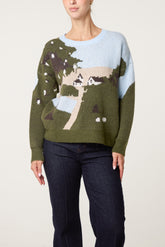 Scenic Landscape Knit Jumper