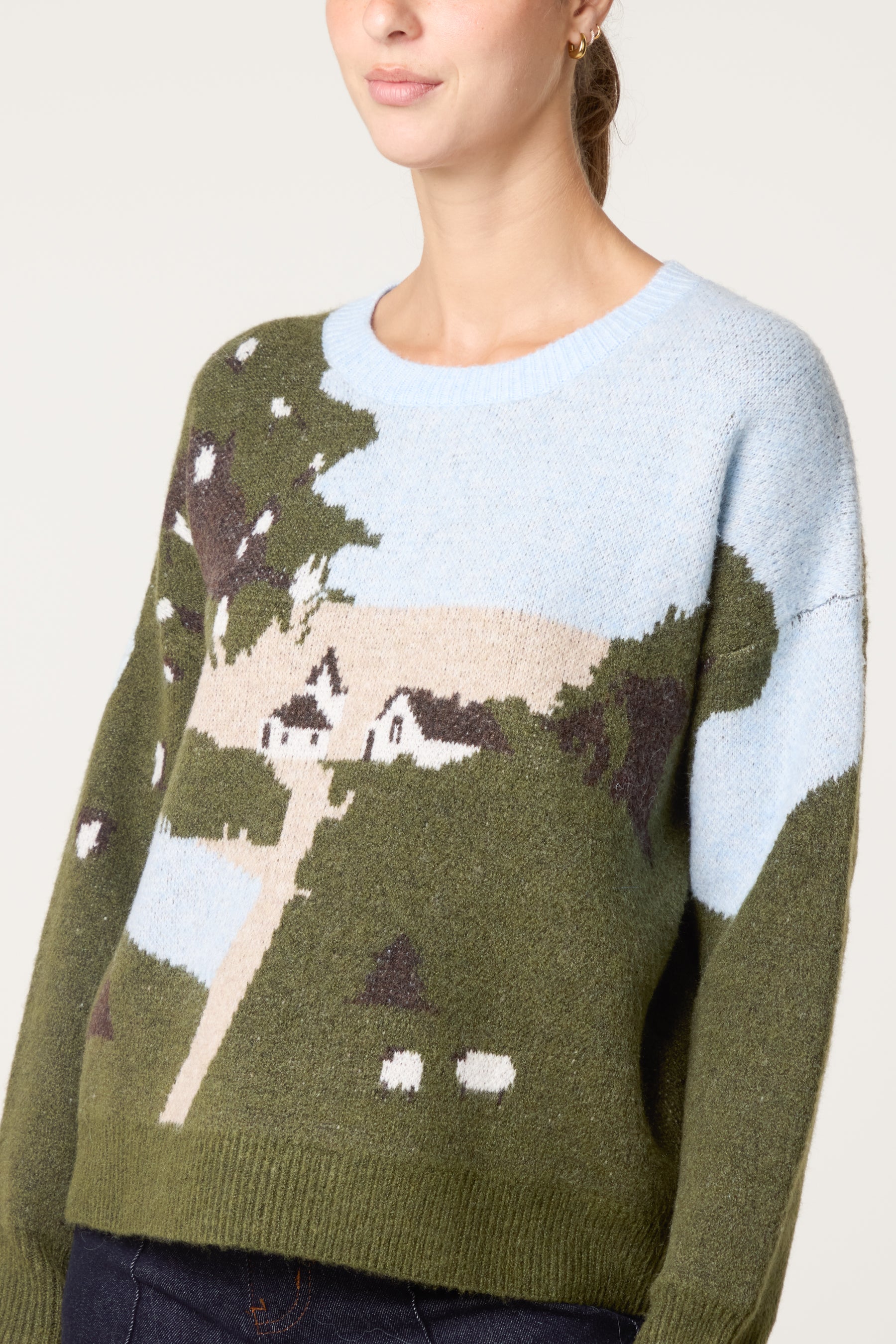 Scenic Landscape Knit Jumper