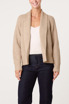 Chunky Knit Ribbed Cardigan