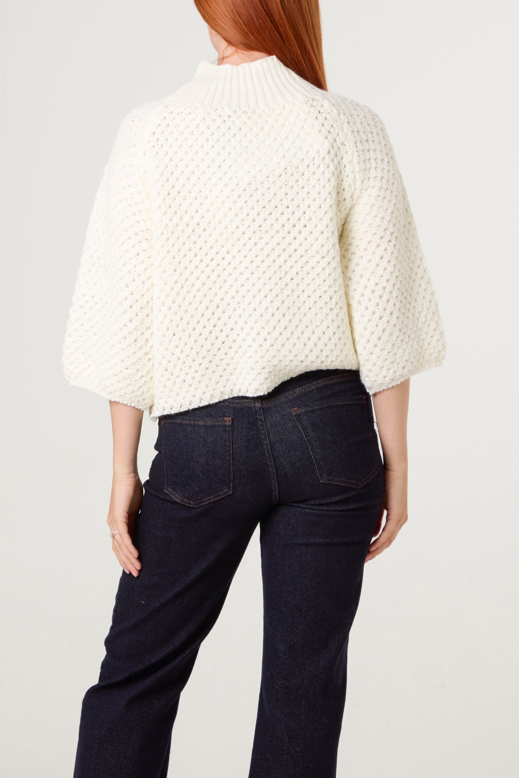 Waffle Knit Essential Jumper