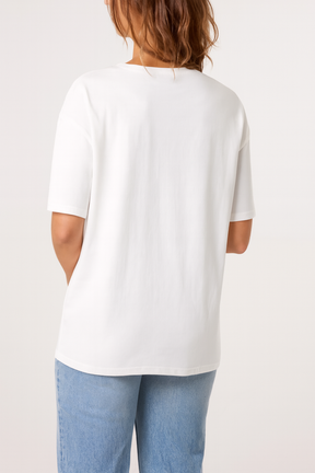 Embellished Hearts Cotton T-Shirt
