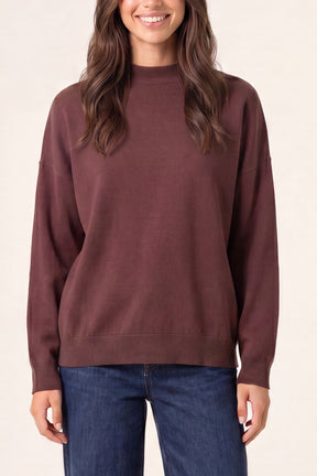 Brooklyn Slogan Knit Jumper