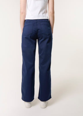 Wide Leg Cotton Trouser Jeans