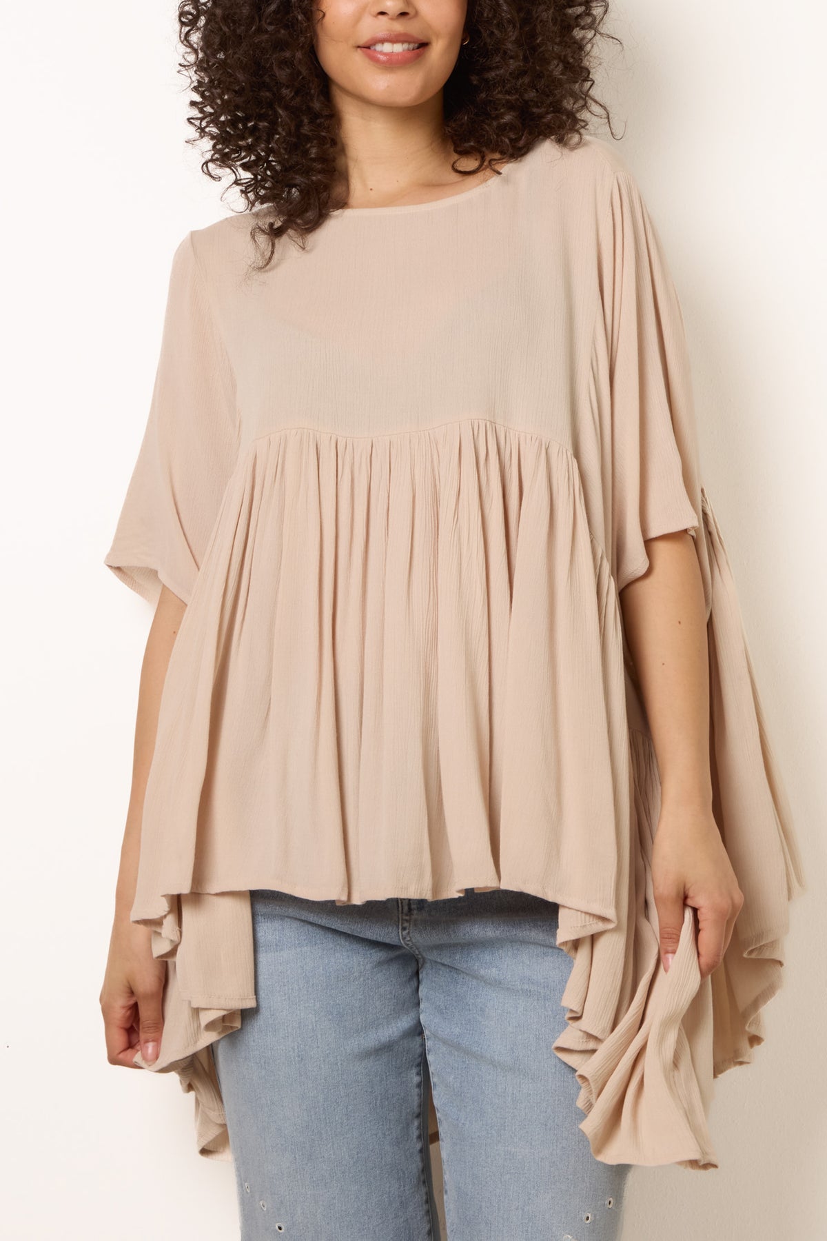 Asymmetric Oversized Top