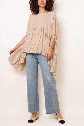Asymmetric Oversized Top