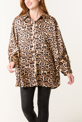 Leopard Print Long Sleeve Shirt
