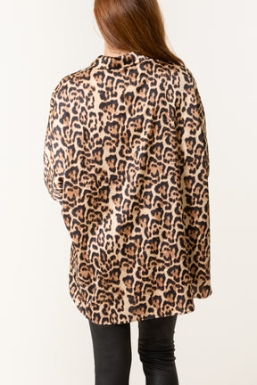 Leopard Print Long Sleeve Shirt