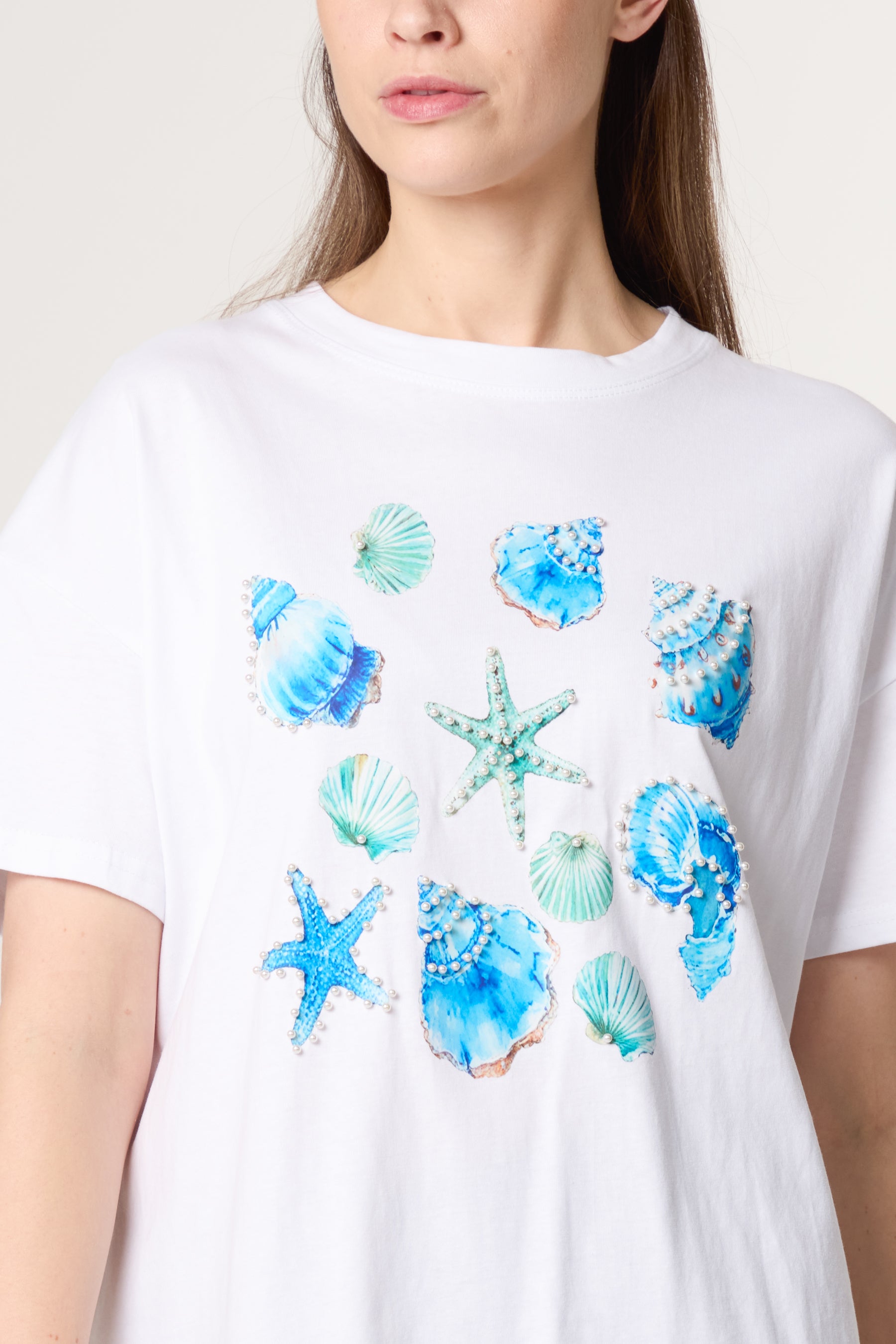 Embellished Shells T-Shirt