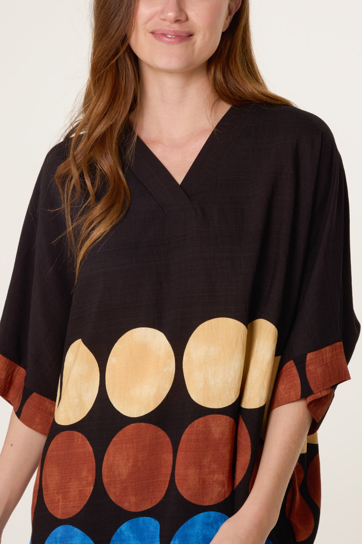 Geo Circles Tunic Top