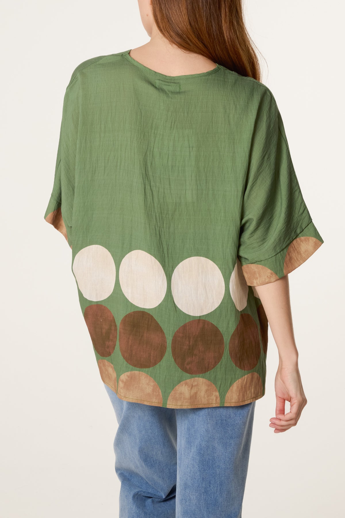 Geo Circles Tunic Top