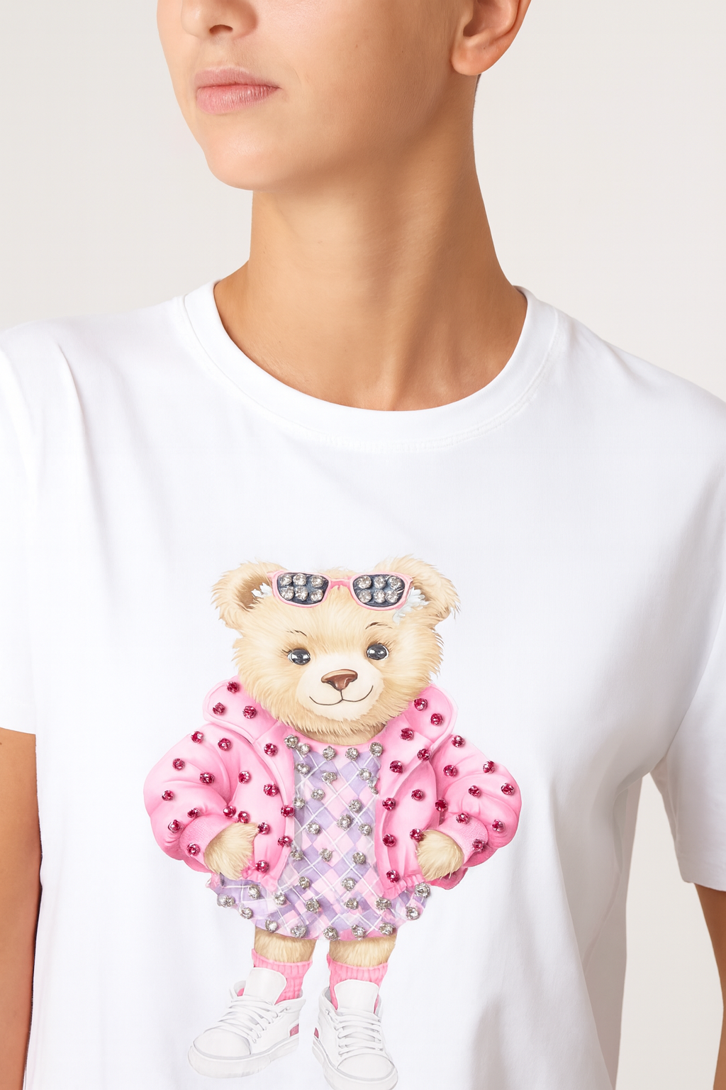 Embellished Cool Bear T-Shirt