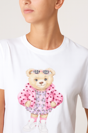 Embellished Cool Bear T-Shirt