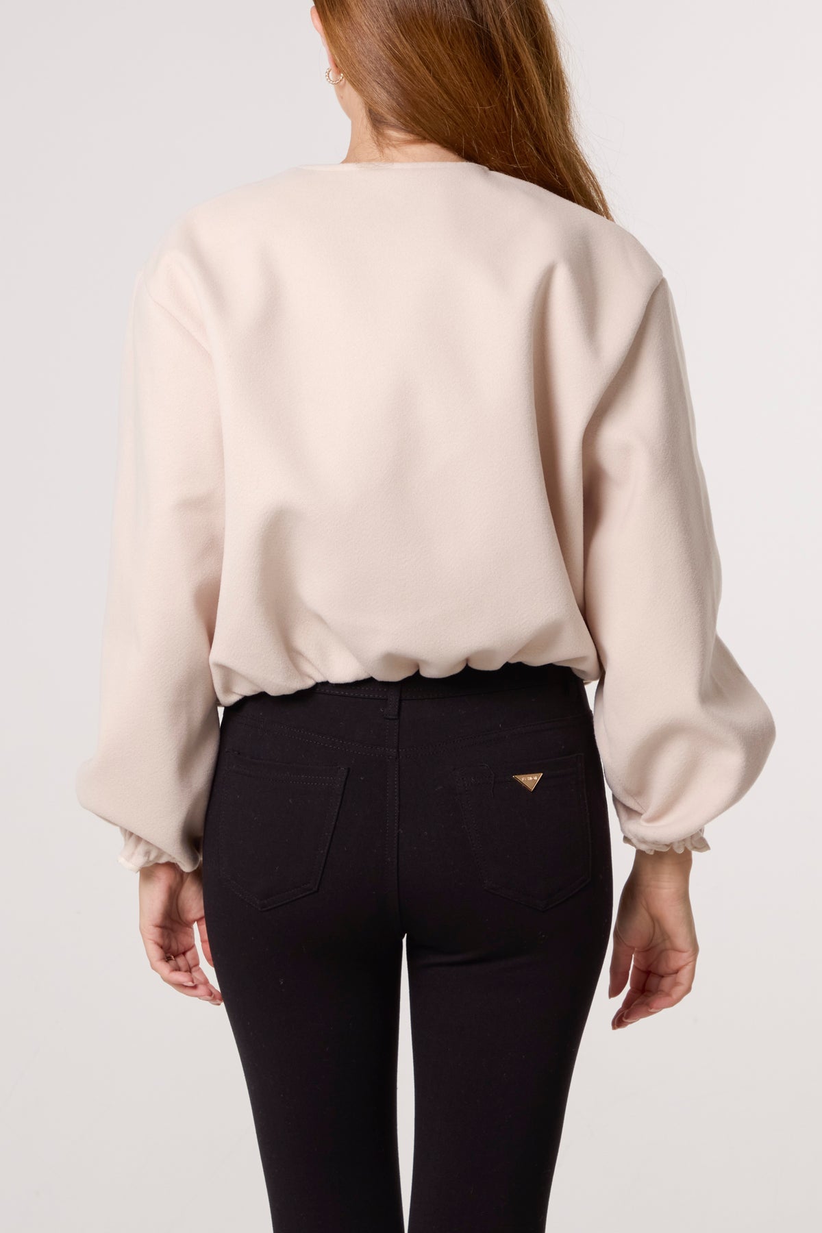 Soft Touch Zip Up Bomber Jacket