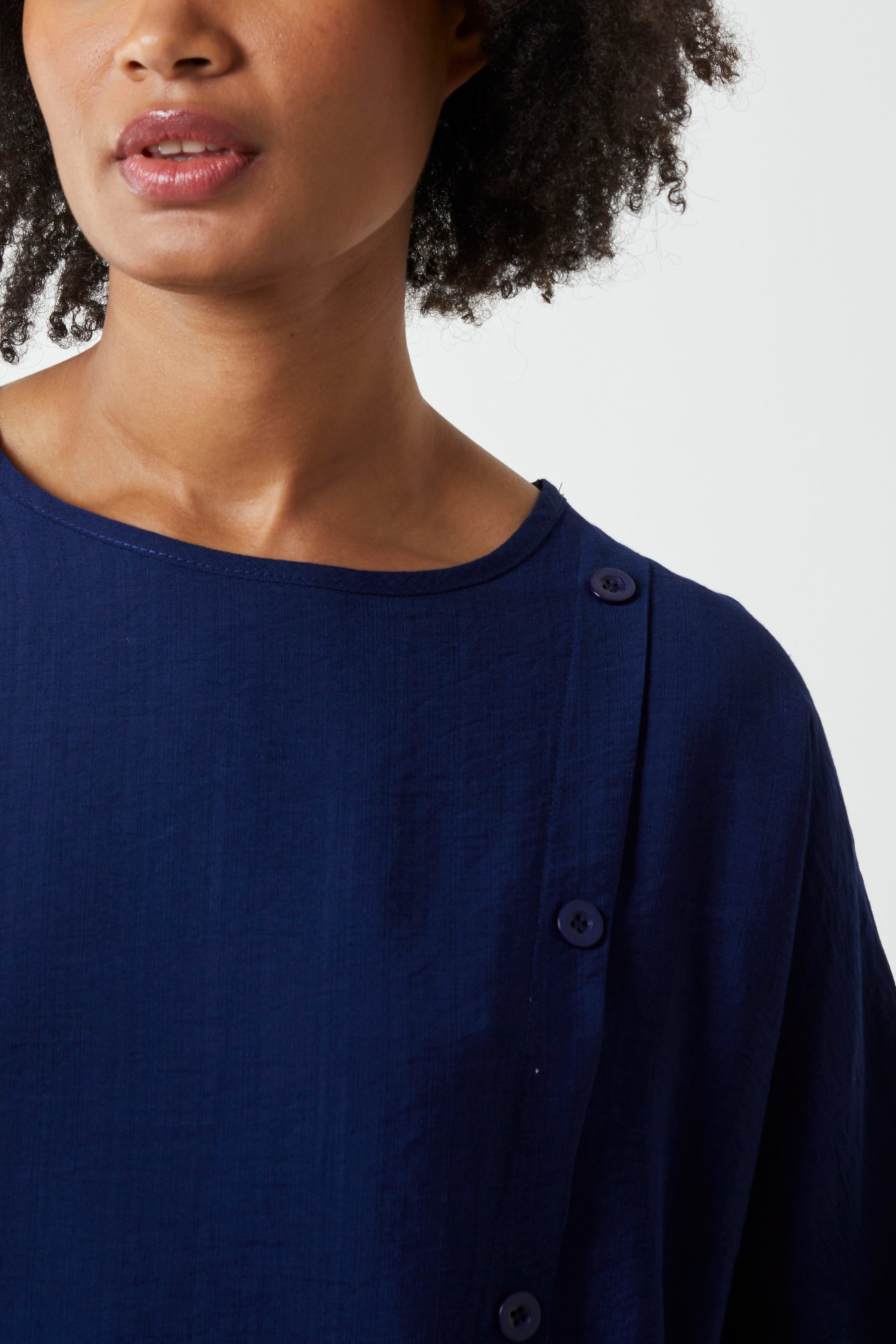 Side Button Detail Tee
