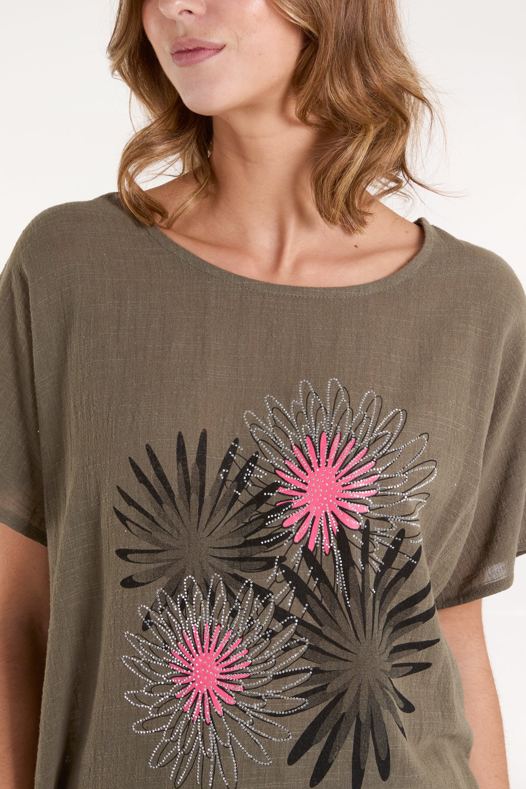 Viscose Daisy Flower Top