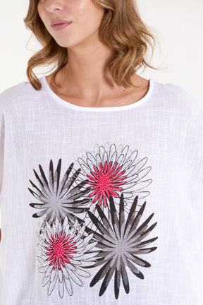 Viscose Daisy Flower Top