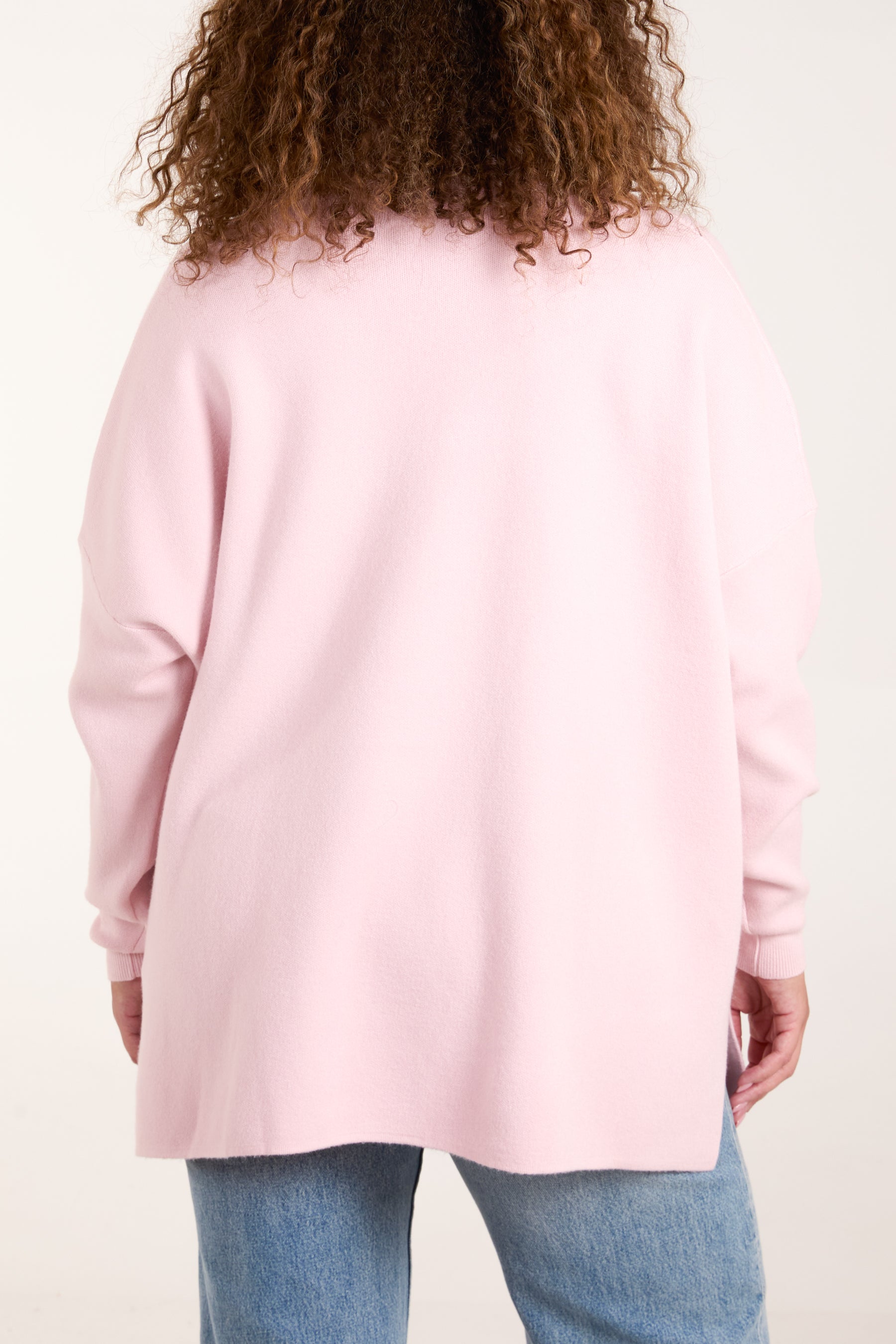 V-Neck Embellished Pocket Jumper