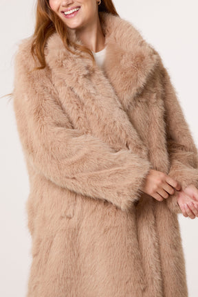 Faux Fur Long Coat