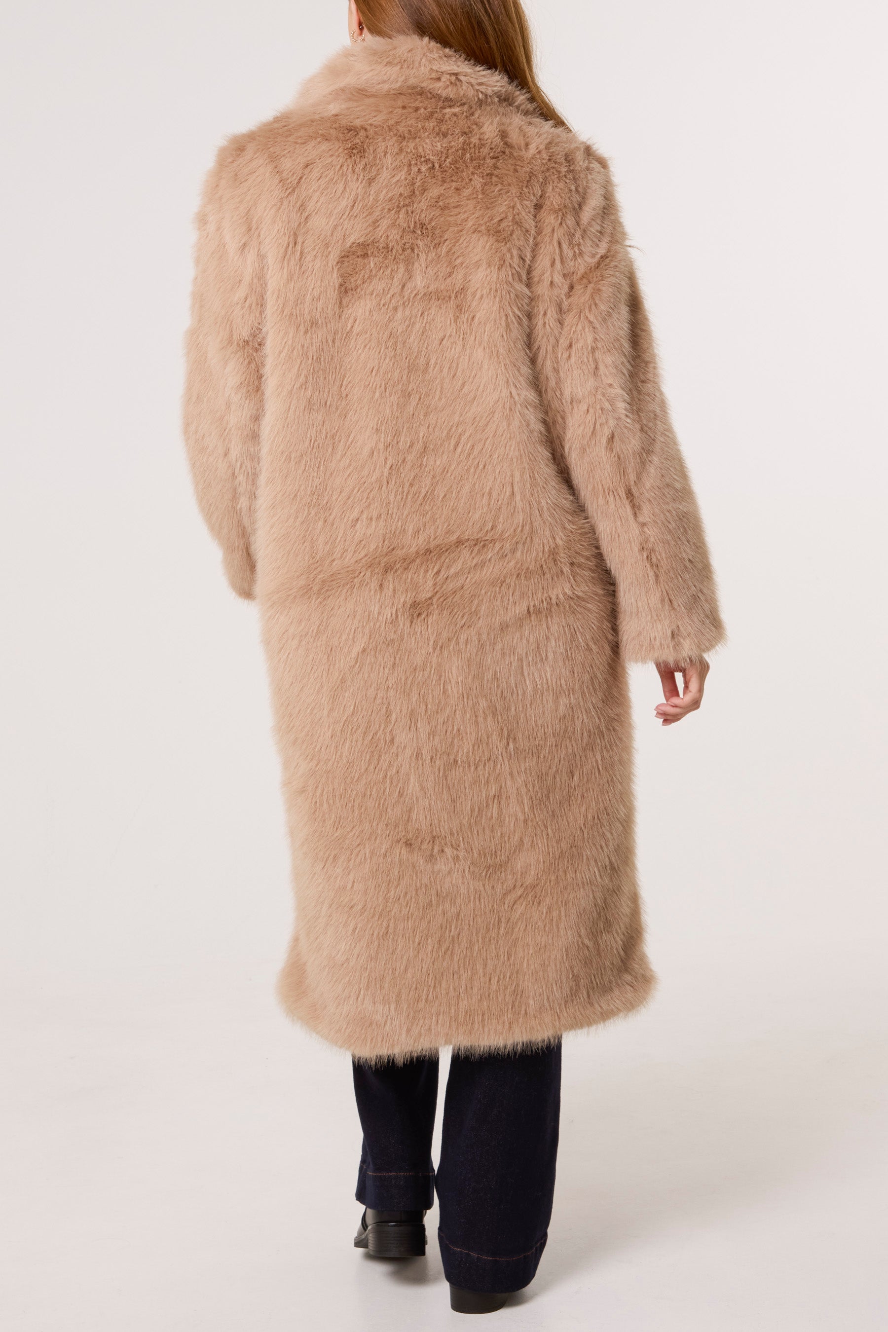 Faux Fur Long Coat