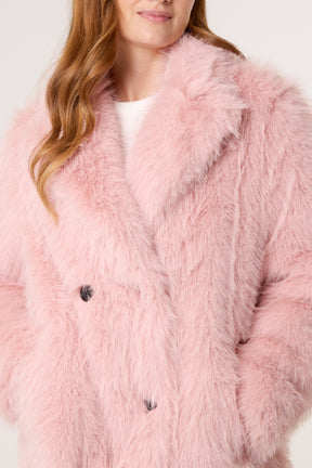 Faux Fur Long Coat