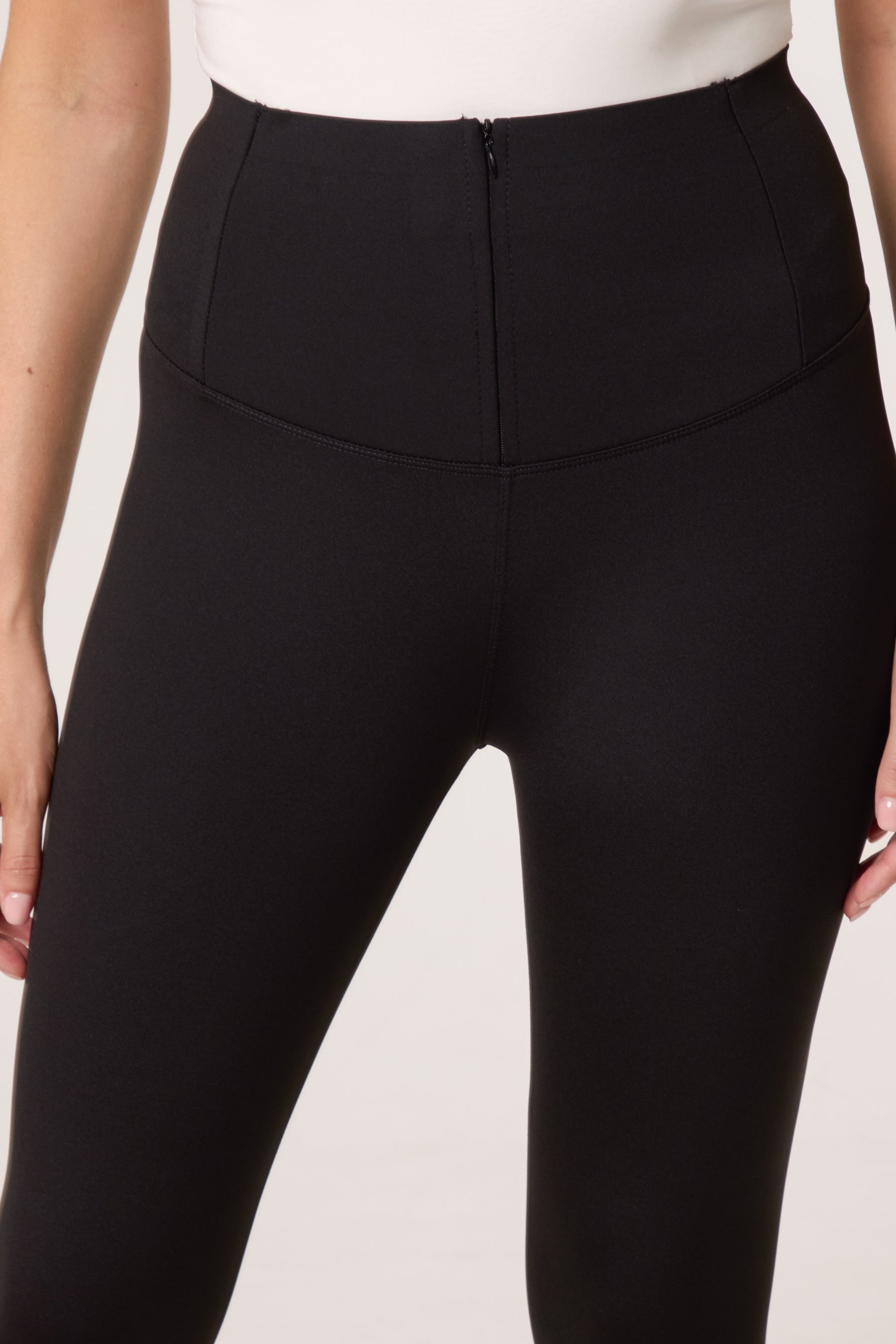 Zipper Waistband Legging