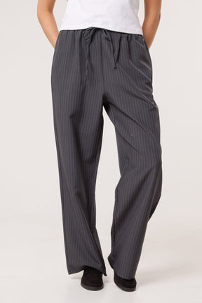 Elasticated Waist Pinstripe Trouser