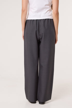 Elasticated Waist Pinstripe Trouser