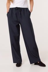 Elasticated Waist Pinstripe Trouser