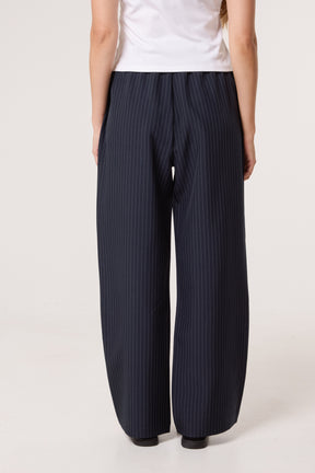 Elasticated Waist Pinstripe Trouser