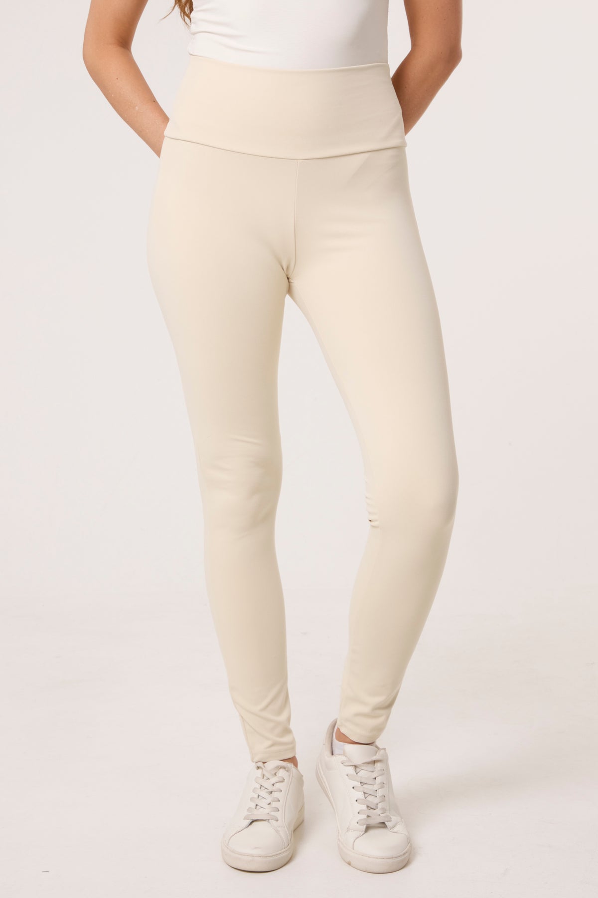 Wide Waistband Basic Legging