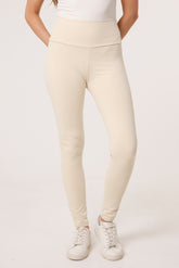 Wide Waistband Basic Legging