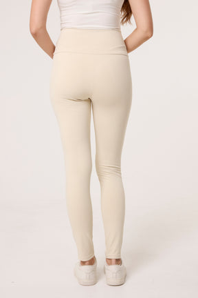 Wide Waistband Basic Legging