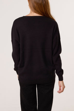 Sparkle Jinglebell Bauble Festive Jumper