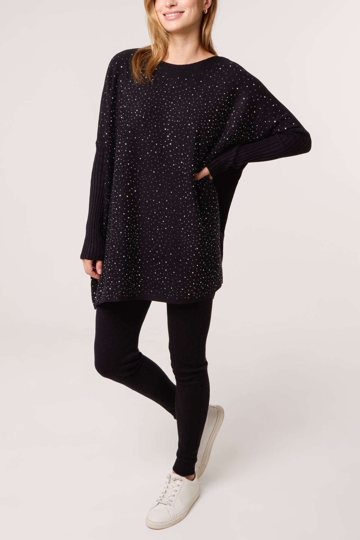 Scattered Embellished Jumper & Leggings Knit Co-Ord