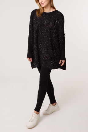 Scattered Embellished Jumper & Leggings Knit Co-Ord