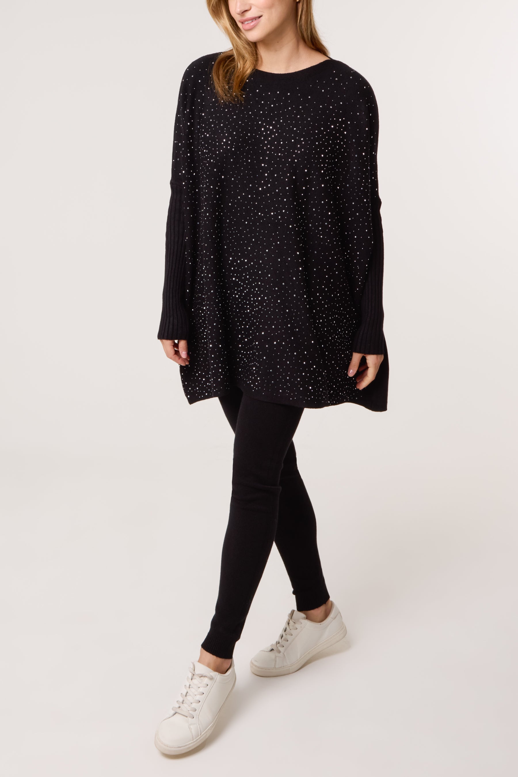 Scattered Embellished Knitwear Set
