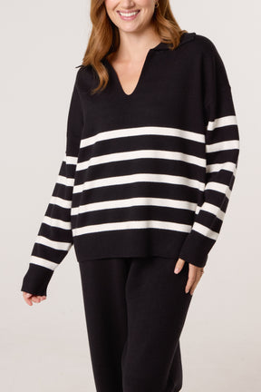 Striped Knitted Set