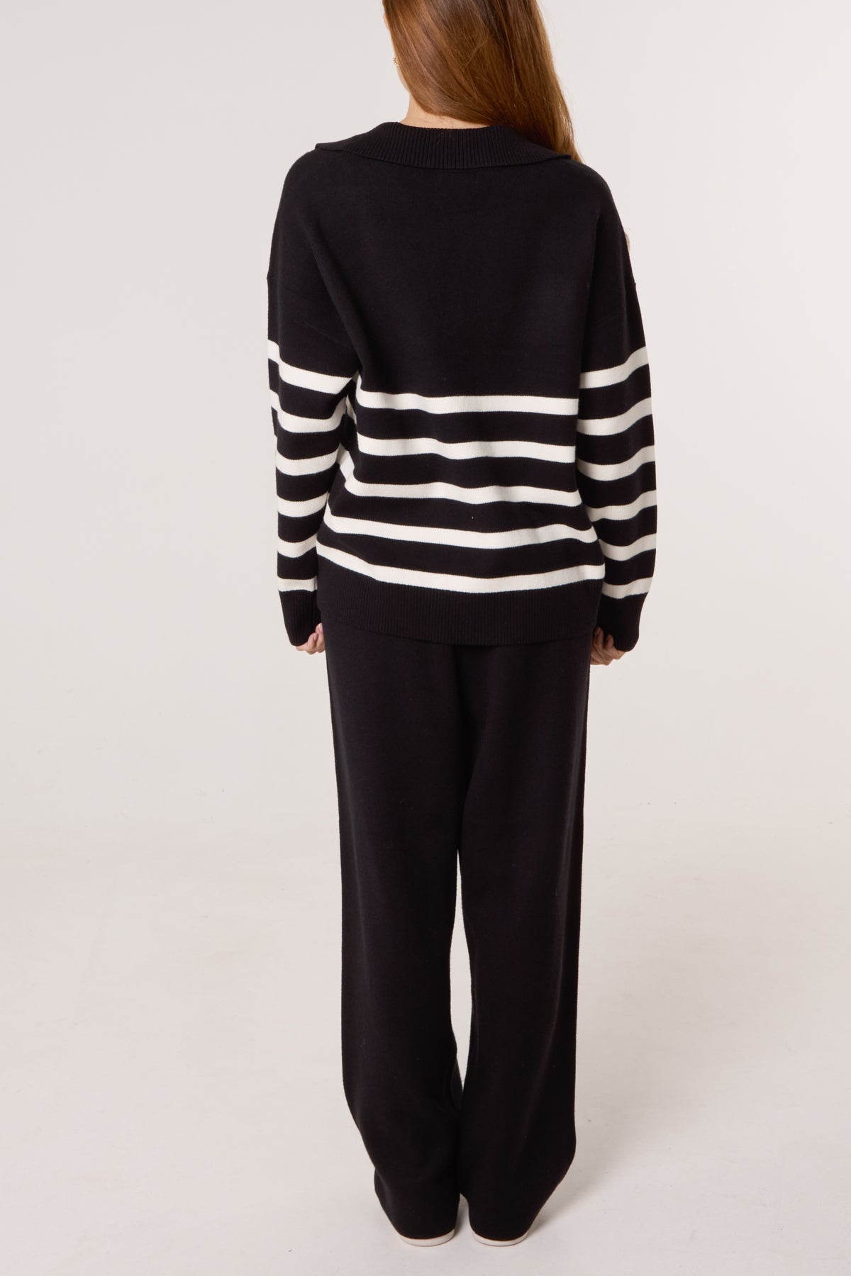 Striped Knitted Set