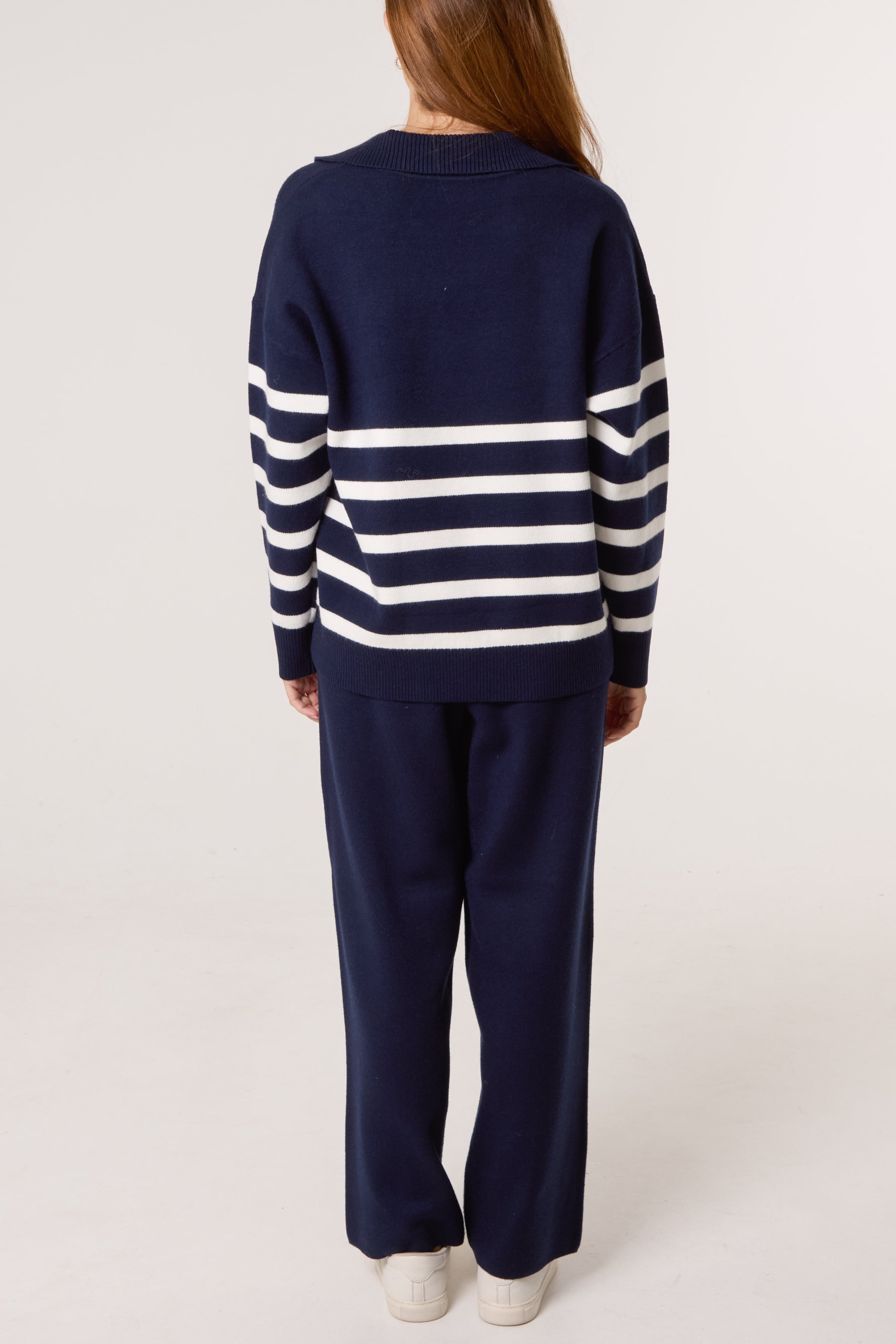 Striped Knitted Set